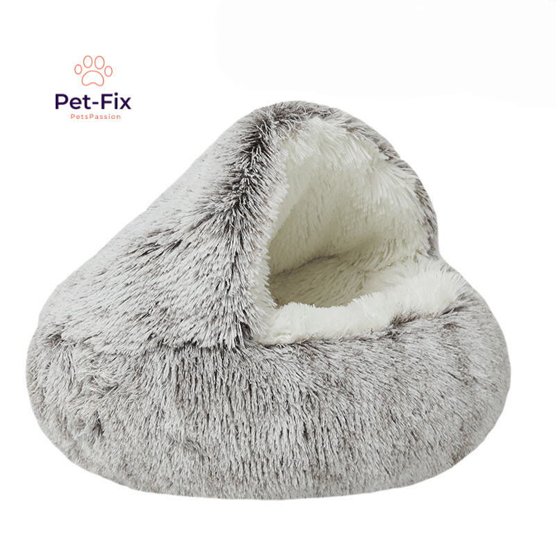 2in1 premium Katzen Kuschelhöhle+