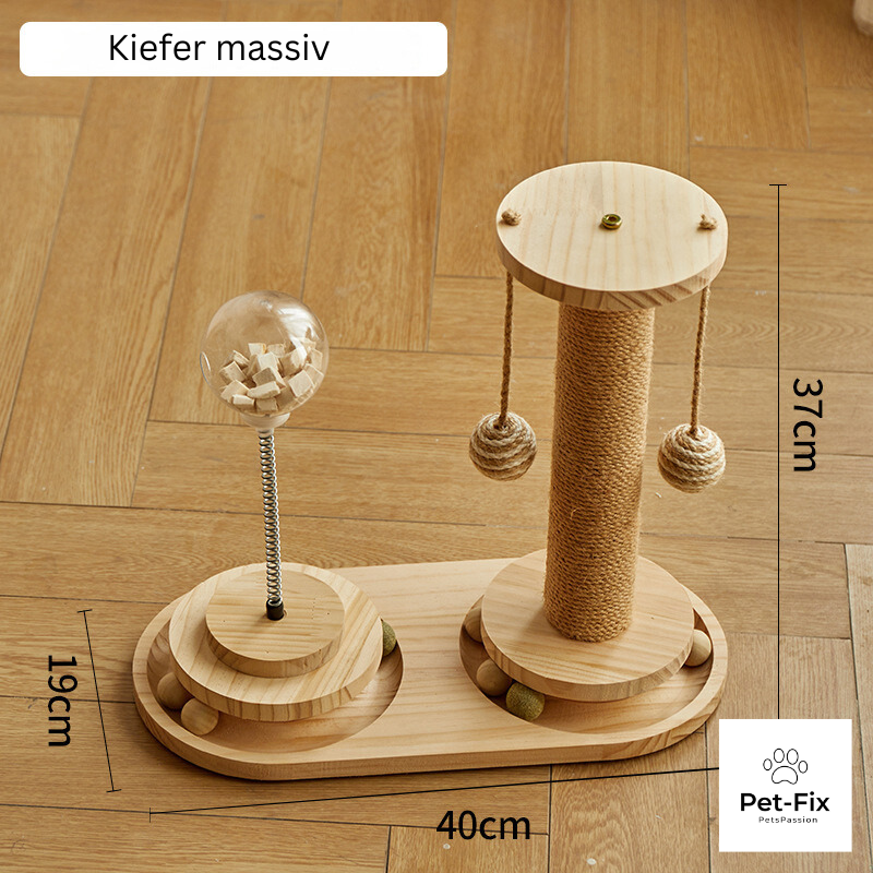 Premium Katzenkratzbaum aus Massivholz