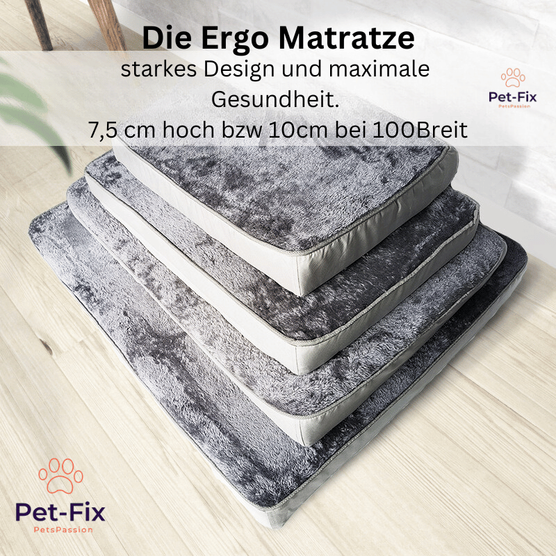 Hunde Schlafmatte mit Ergo/Memory Matratze