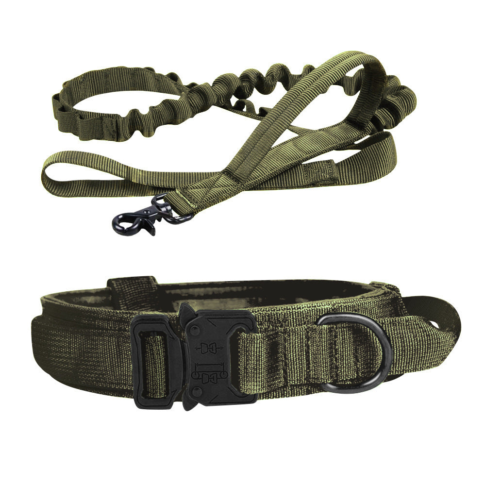 Taktisches Hundehalsband und Leine im Set