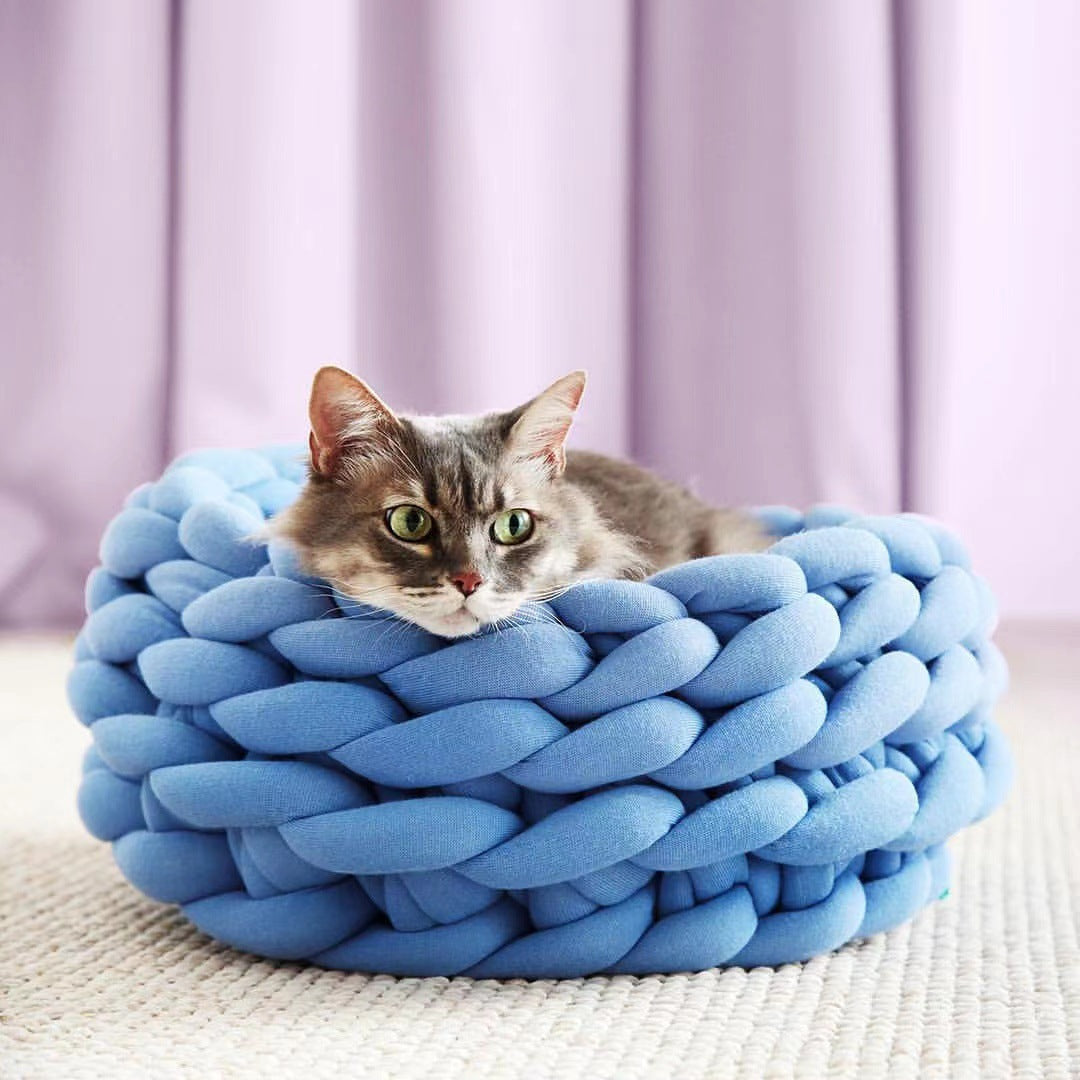 premium Lux Kordelnest für Katzen