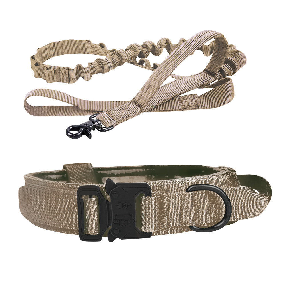 Taktisches Hundehalsband und Leine im Set