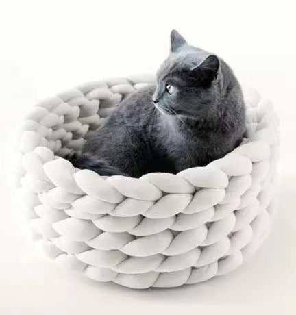 premium Lux Kordelnest für Katzen