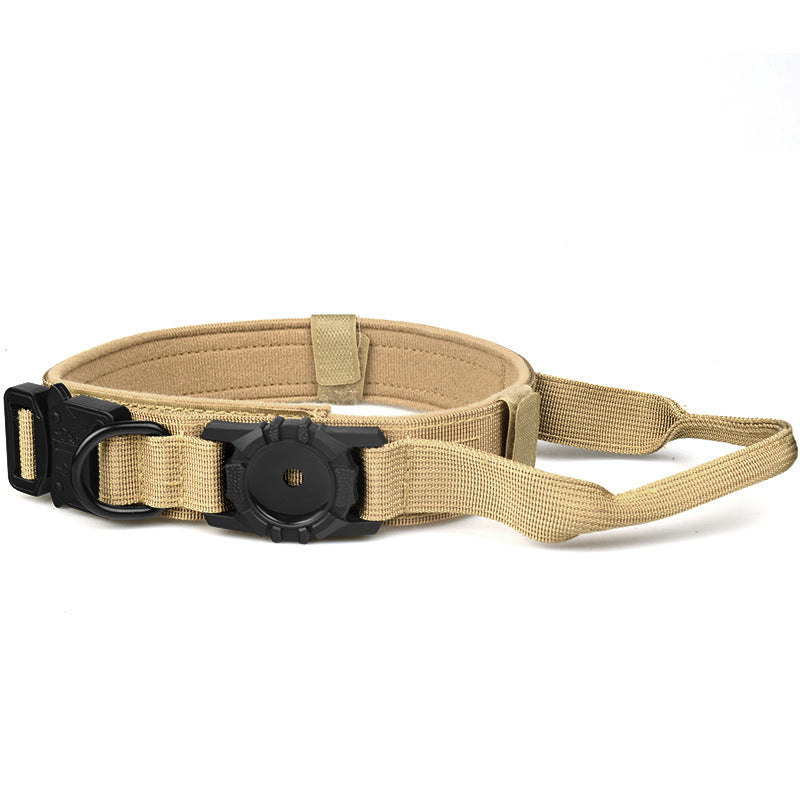 Taktisches Hundehalsband, geeignet für Appel AirTag-Ortungsgerät