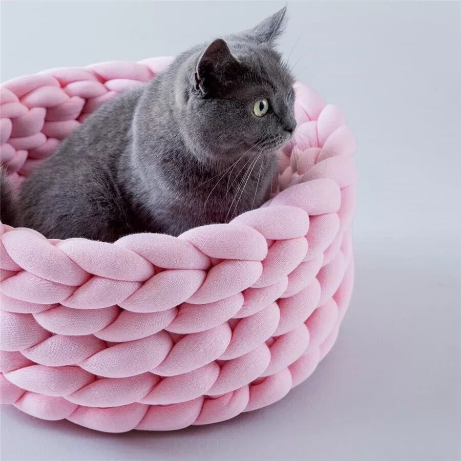 premium Lux Kordelnest für Katzen