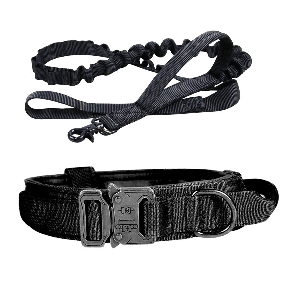 Taktisches Hundehalsband und Leine im Set