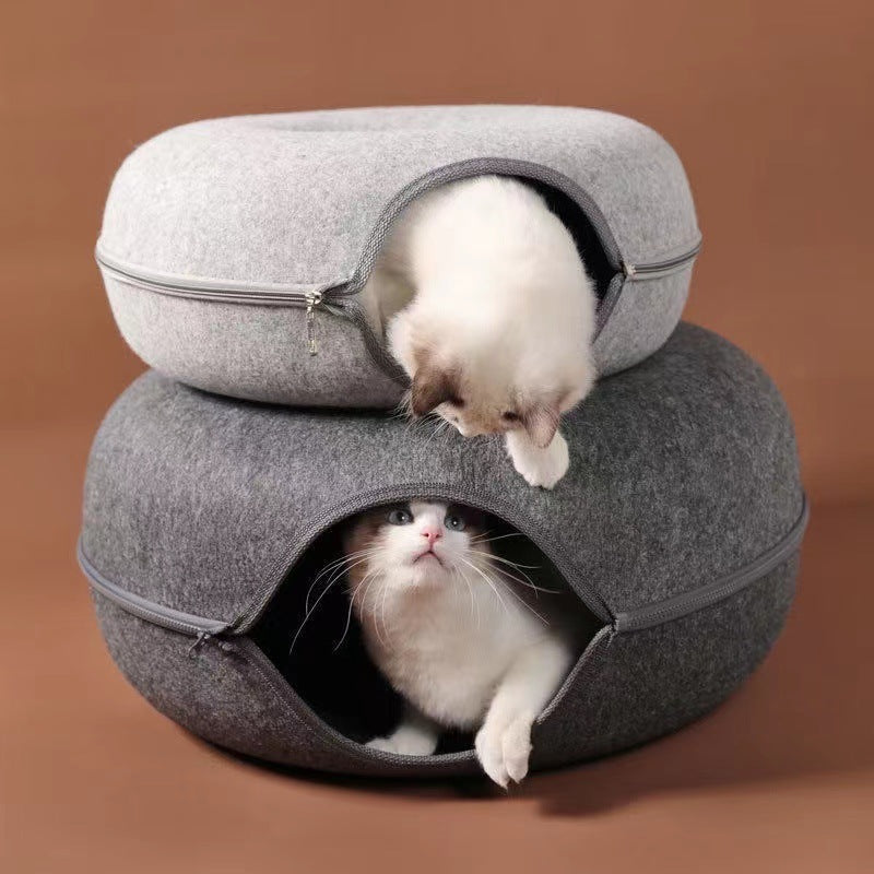 Der Katzendonut - Das Tunnelspielbett