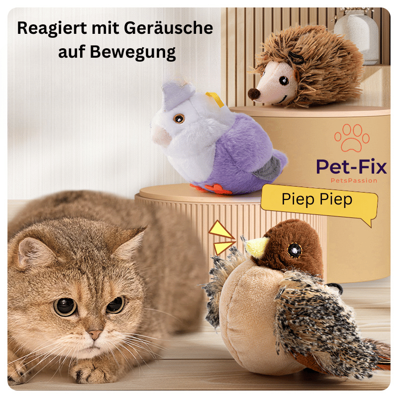 Vogel-Simulationsspielzeug für Katzen