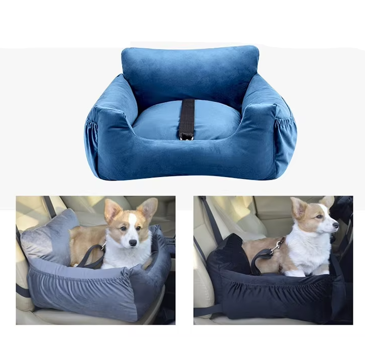 Bequeme Autositzauflage für Haustiere – Transportbox für Hunde und Katzen