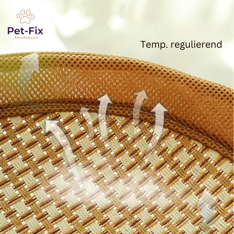Lux Katzen Feldbett aus Rattan