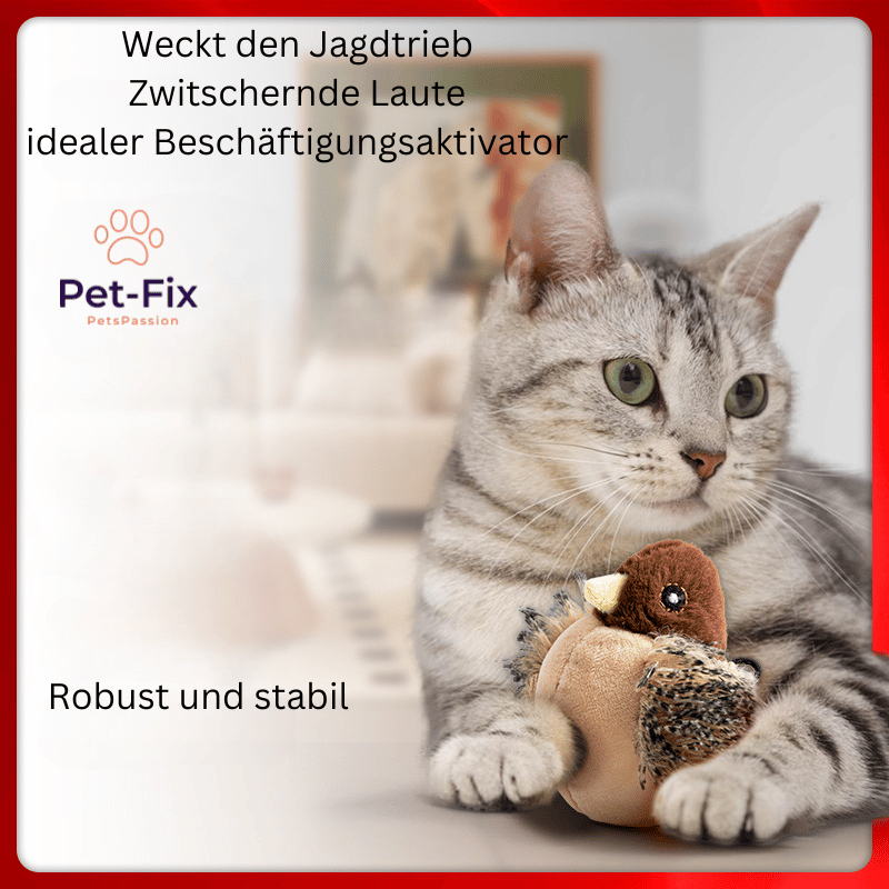 Vogel-Simulationsspielzeug für Katzen
