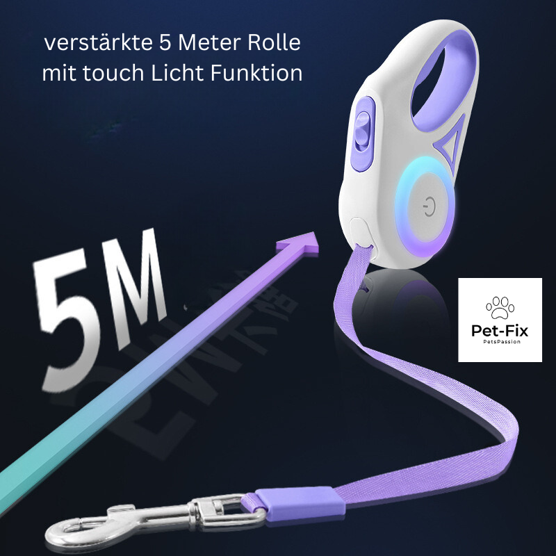 Neue LED Roll-Leine 3M oder 5M für Haustiere, verstärkte Version