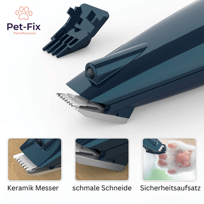 leiser Pfoten Trimmer  mit LED + komplett Set