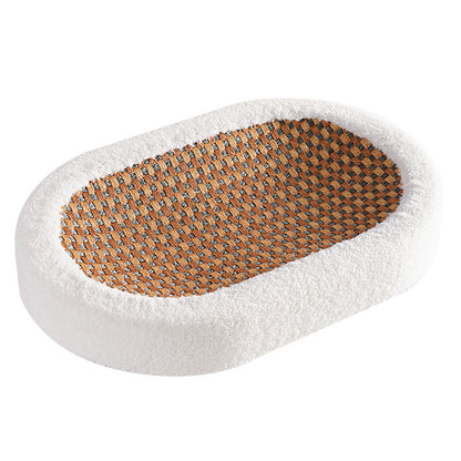 Premium Katzenbett mit Sisal  Kratzplatte