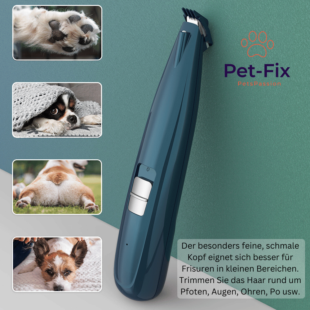 leiser Pfoten Trimmer  mit LED + komplett Set