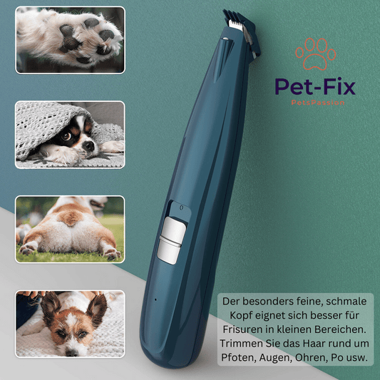 leiser Pfoten Trimmer  mit LED + komplett Set