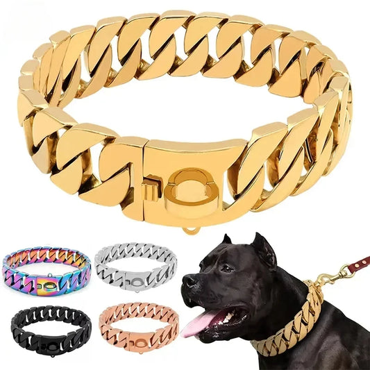 Hundehalskette aus Titanstahl 32mm stark "Toronto"