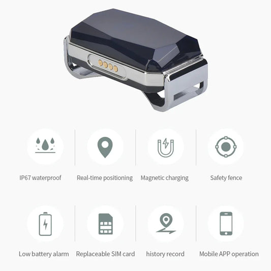 echter GPS Tracker für Haustiere "Spie" inkl. Tracking Datenspeicherung