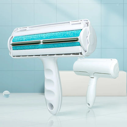 Tierhaarentferner mit selbstreinigender Rolle