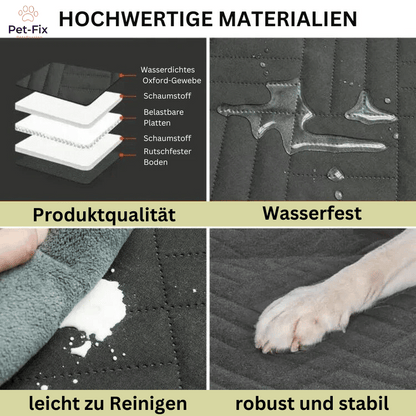 Lux Autositz Unterlage für Hunde mit stabilen Sicherheitsboden