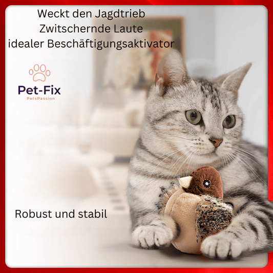 Vogel-Simulationsspielzeug für Katzen